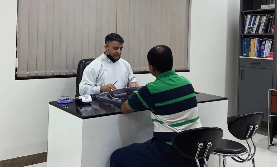 Modern dental clinic interior